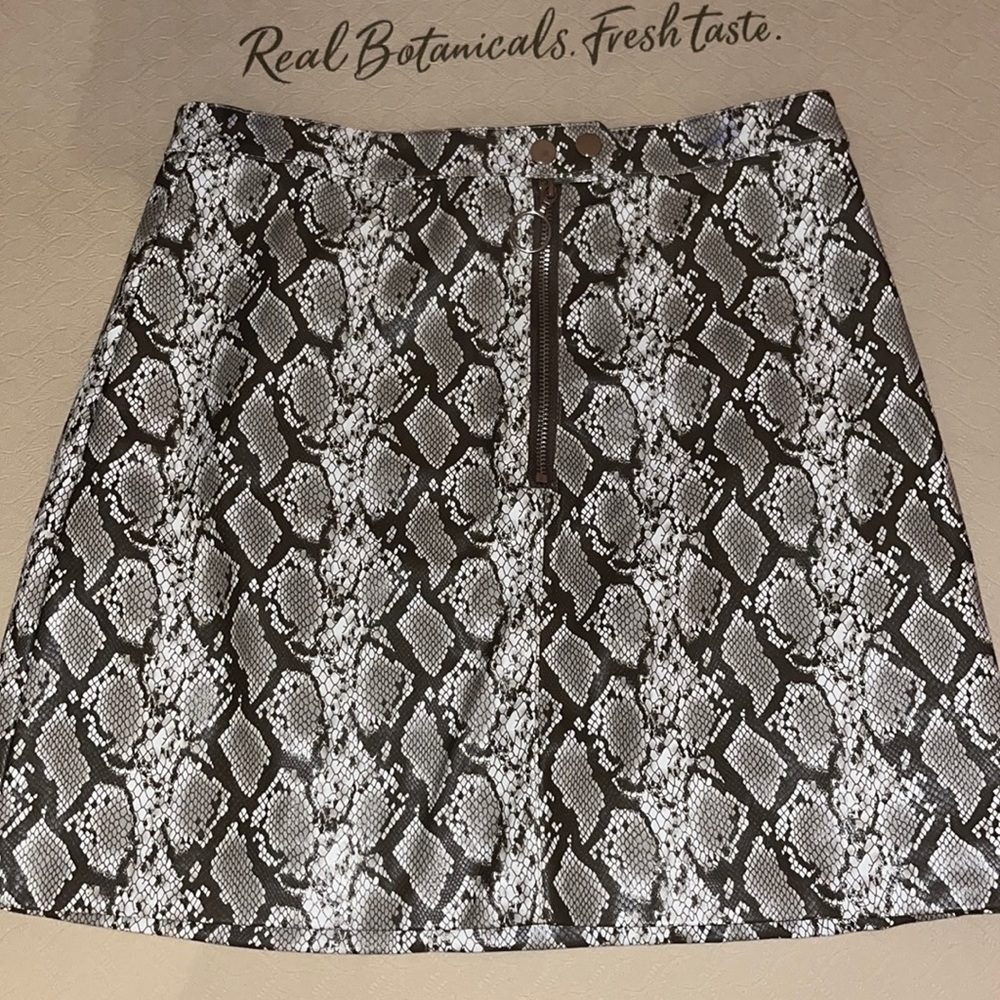 H&M Snakeskin skirt